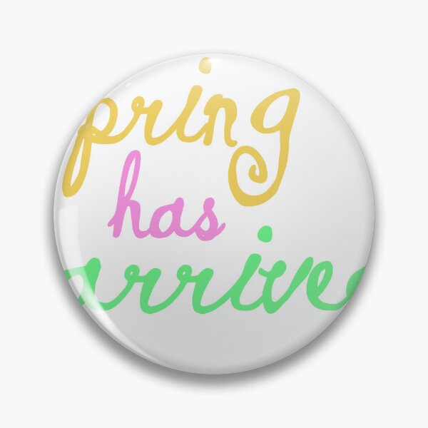 Item preview, spring has arrived colorful sticker,  designed and sold by KesDesigns ⭐⭐⭐⭐⭐.