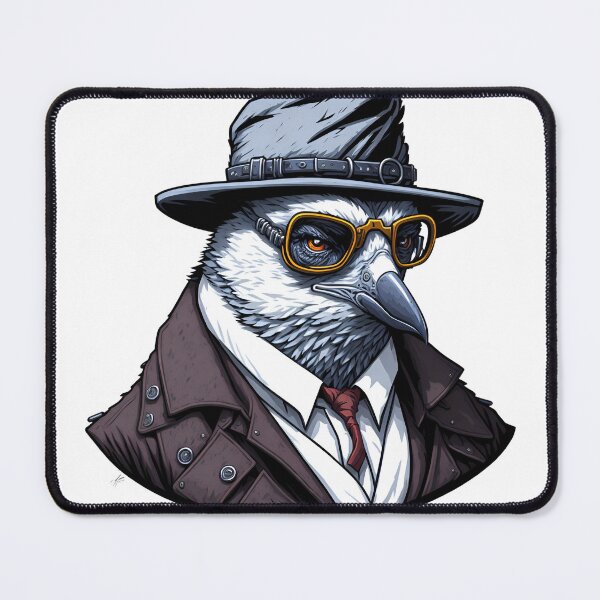 Item preview, Gangster Pigeon In Jacket And Hat designed and sold by artist-mac.