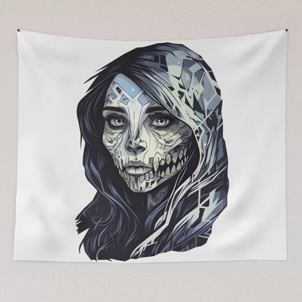 Item preview, Beautiful Gothic Girl vector illustration designed and sold by PinkDahlia20.
