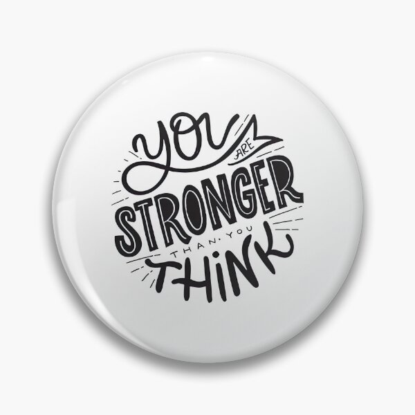 Item preview, You are stronger than you think, Motivational Quote designed and sold by graphic-genie.
