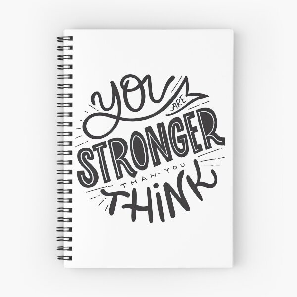 Item preview, You are stronger than you think, Motivational Quote designed and sold by graphic-genie.