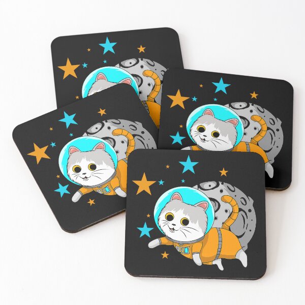 Item preview, cute cat astronaut designed and sold by Unique010.