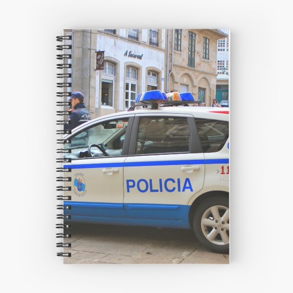 Item preview, Police car, Santiago de Compostela, Spain designed and sold by FranWest.