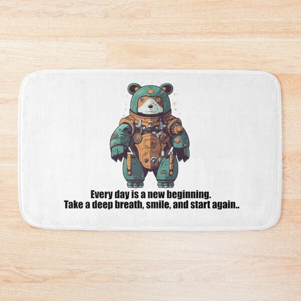 Item preview, Every day is a new beginning. Take a deep breath, smile, and start again. designed and sold by fanzen69.