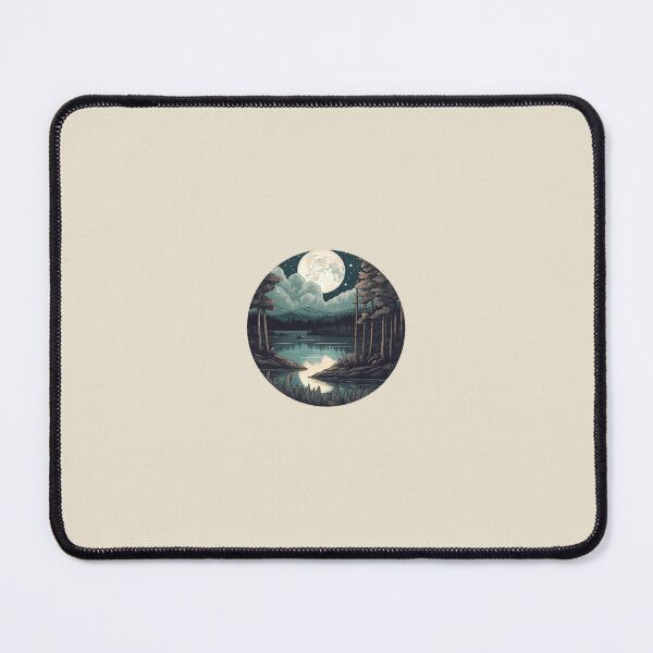Item preview, Full moon landscape designed and sold by ArtByLuminance.