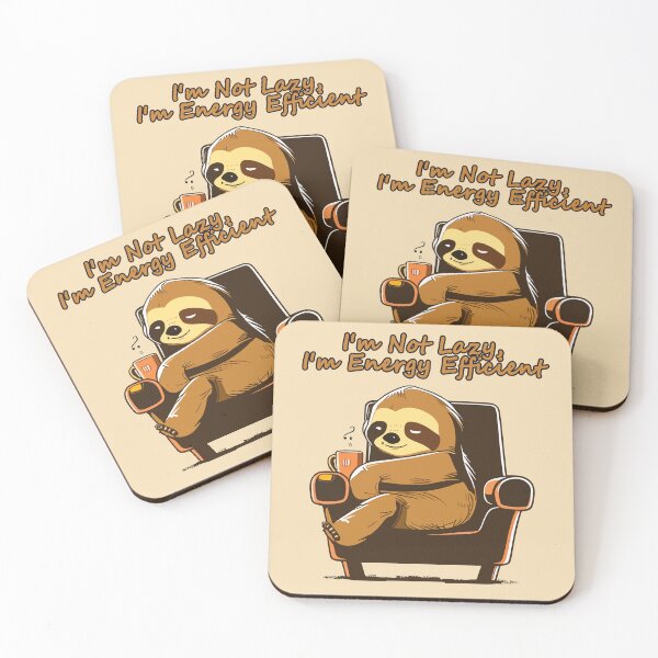 Item preview, Energy Efficient Sloth designed and sold by viCdesign.