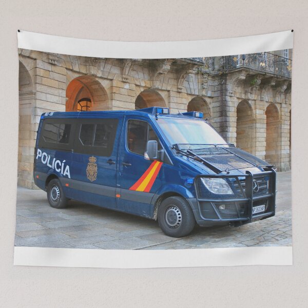 Item preview, Police van, Santiago de Compostela, Spain designed and sold by FranWest.