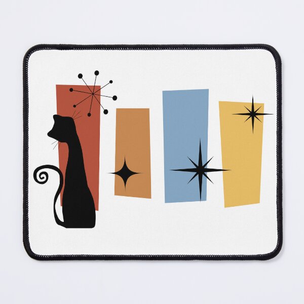 Item preview, Mid Century Modern Cat designed and sold by Leahmoana.