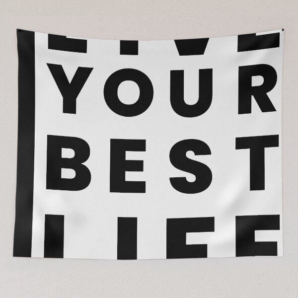 Item preview, live you best life text t-shirt | text art poster | Concept words Live your best life   designed and sold by KARTICK DUTTA.