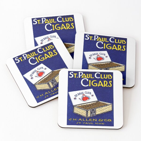 Aperçu de l'œuvre Cigares du St. Paul Club 1910 créée et vendue par historicimage.