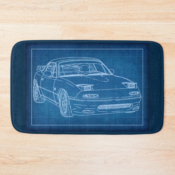 Item preview, Miata Eunos Roadster ฺBlueprint designed and sold by JDM Guyvit.
