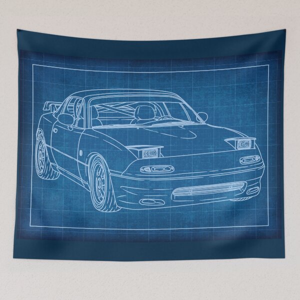 Item preview, Miata Eunos Roadster ฺBlueprint designed and sold by JDM Guyvit.