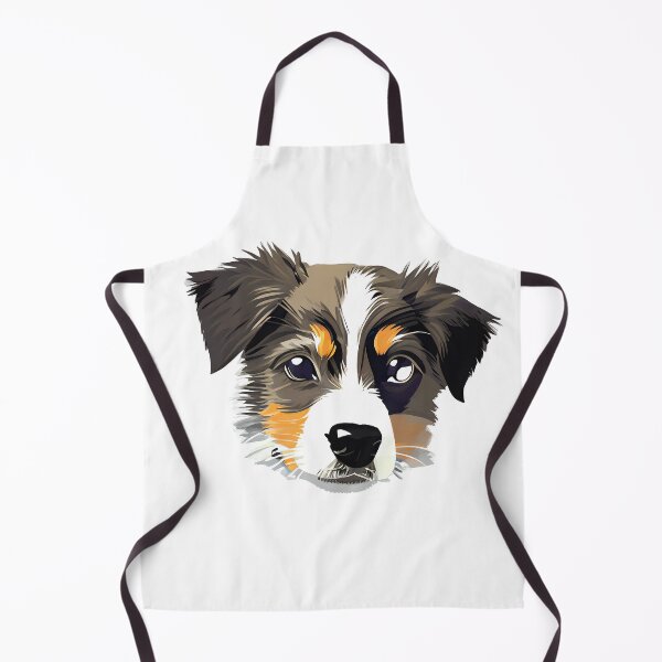 Item preview, Australian Shepherd Puppy Face designed and sold by Trace1234.
