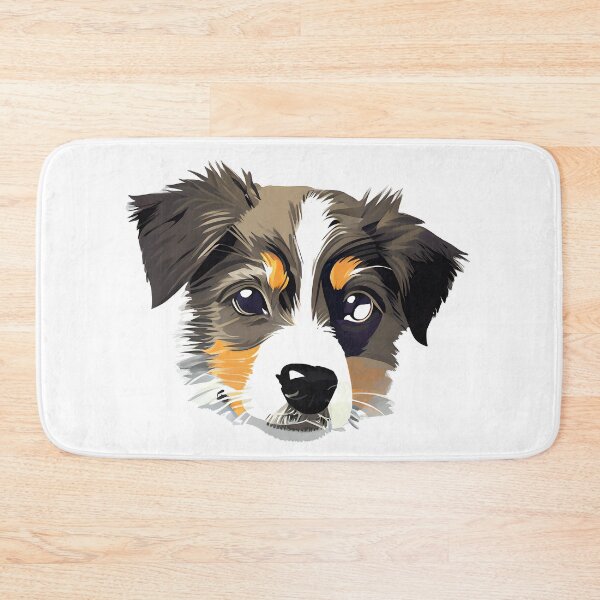 Item preview, Australian Shepherd Puppy Face designed and sold by Trace1234.
