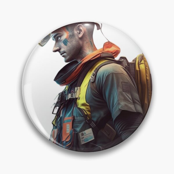 Item preview, a construction worker who works in futuristic clothes designed and sold by Richstd.