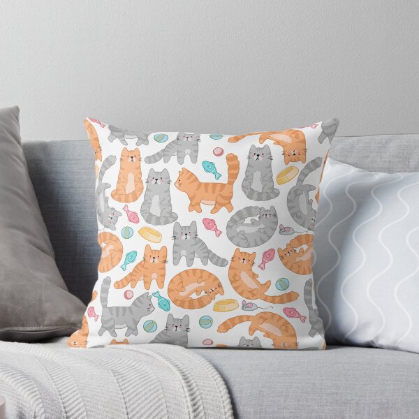 Item preview, Ginger and Tabby Cat pattern designed and sold by Vanessa Bentley.