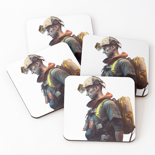 Item preview, a construction worker who works in futuristic clothes designed and sold by Richstd.