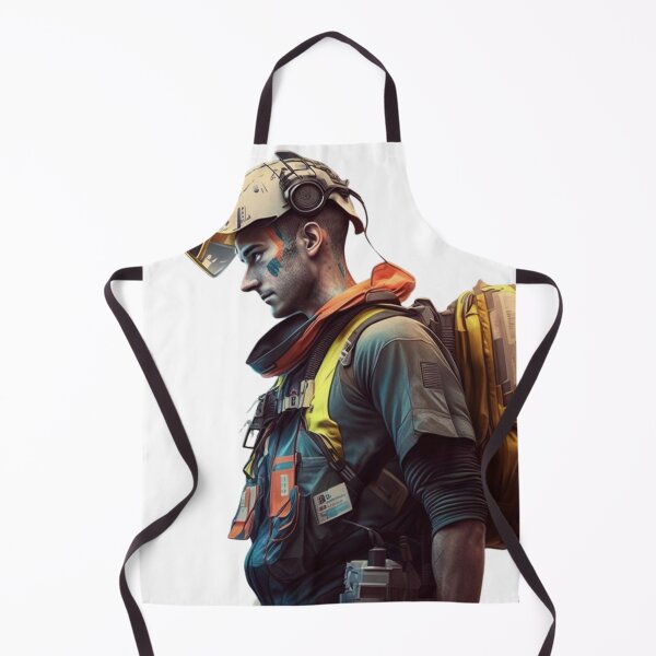 Item preview, a construction worker who works in futuristic clothes designed and sold by Richstd.