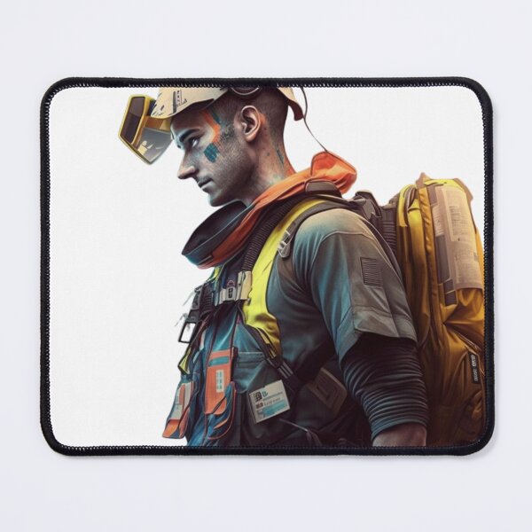 Item preview, a construction worker who works in futuristic clothes designed and sold by Richstd.