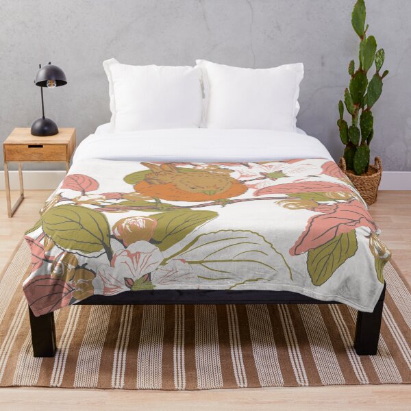 Item preview, Sparrow and Apple Blossom  - white designed and sold by Abigail Bryan.