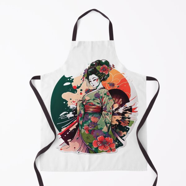 Item preview, Japanese kimono woman designed and sold by SasukiMedia.