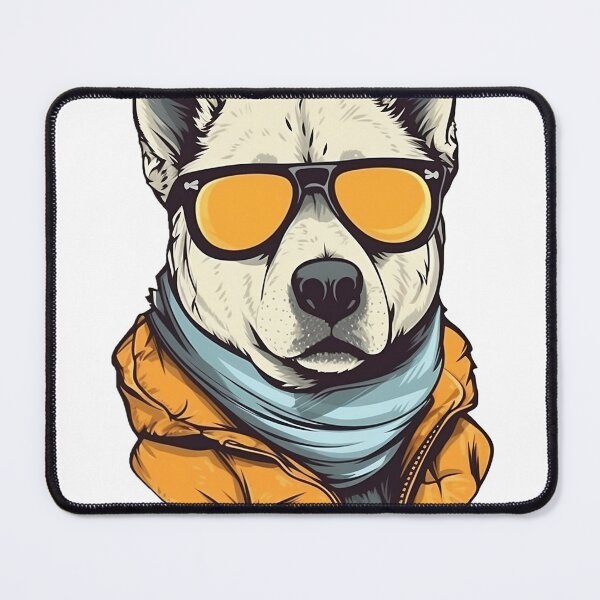Item preview, Dog with sunglasses designed and sold by ArtifiedDigital.