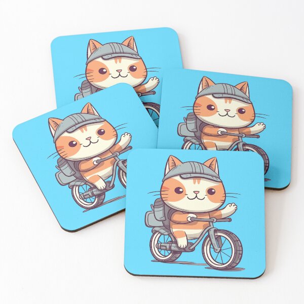 Item preview, Cat rides bicycle designed and sold by jordygraph.