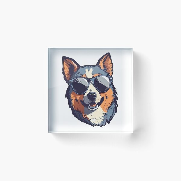 Item preview, Dog with sunglasses designed and sold by ArtifiedDigital.