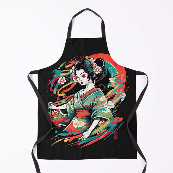Item preview, Japanese kimono woman designed and sold by SasukiMedia.