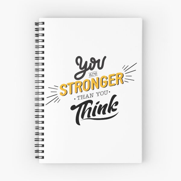 Item preview, You are stronger than you think, Motivational Quote designed and sold by graphic-genie.