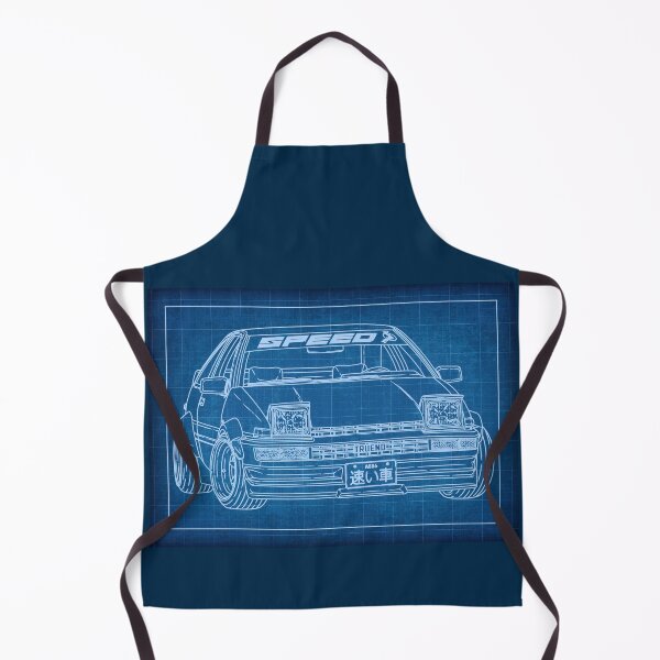 Item preview, Initial D Toyota Sprinter Trueno (AE86) Blueprint designed and sold by JDM Guyvit.