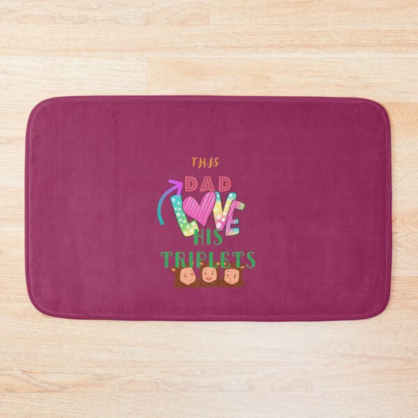 Item preview, This dad love his triplets designed and sold by ManikRaja.