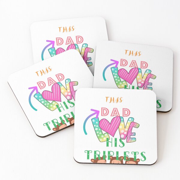 Item preview, This dad love his triplets designed and sold by ManikRaja.