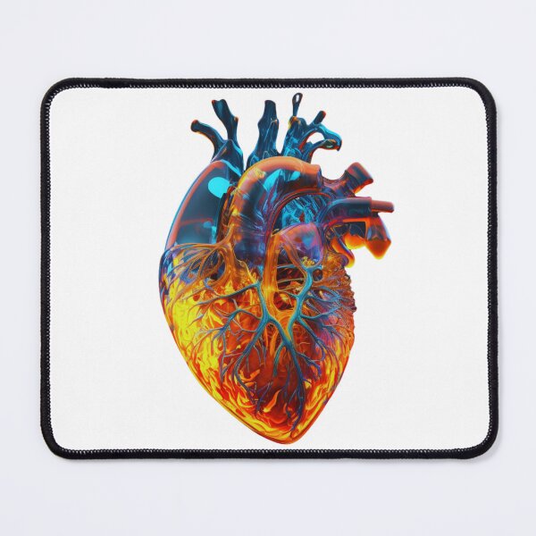 Item preview, realistic human heart made of fire atria and ice venturi designed and sold by Richstd.