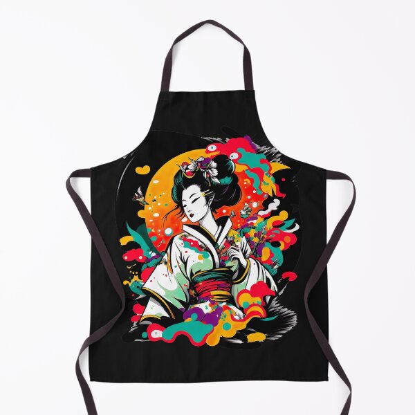 Item preview, Japanese kimono woman designed and sold by SasukiMedia.