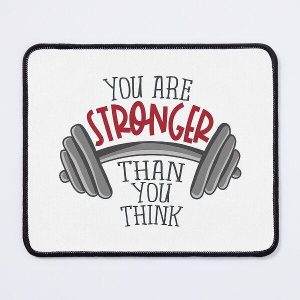 Item preview, You are stronger than you think, Motivational Quote designed and sold by graphic-genie.