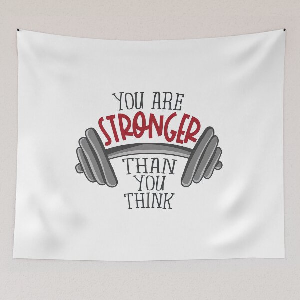 Item preview, You are stronger than you think, Motivational Quote designed and sold by graphic-genie.