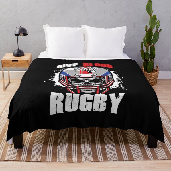 Item preview, give blood play rugby football rugby player skull designed and sold by illustrationow.