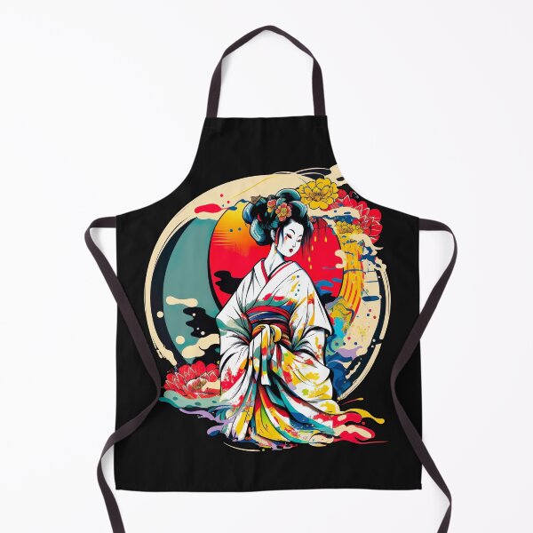 Item preview, Japanese kimono woman designed and sold by SasukiMedia.