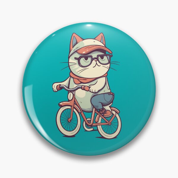 Item preview, Cat rides bicycle designed and sold by jordygraph.