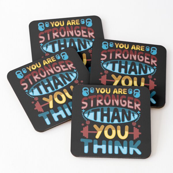 Item preview, You are stronger than you think, Motivational Quote designed and sold by graphic-genie.