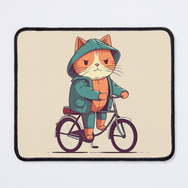 Item preview, Cat rides bicycle designed and sold by jordygraph.