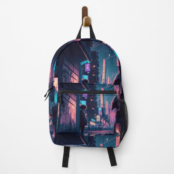 Item preview, Clear - Cyberpunk Cityscape Skyline designed and sold by ArkMinted.