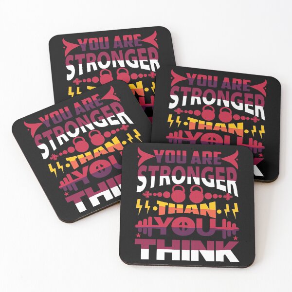 Item preview, You are stronger than you think, Motivational Quote designed and sold by graphic-genie.