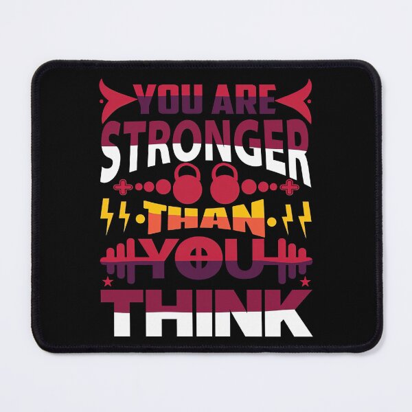 Item preview, You are stronger than you think, Motivational Quote designed and sold by graphic-genie.