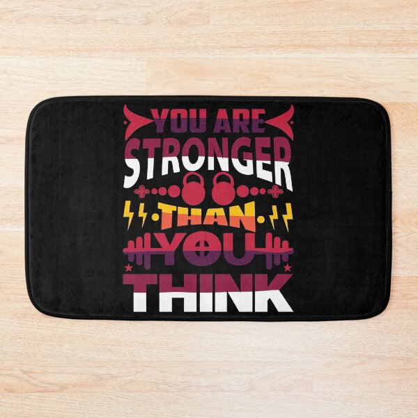 Item preview, You are stronger than you think, Motivational Quote designed and sold by graphic-genie.