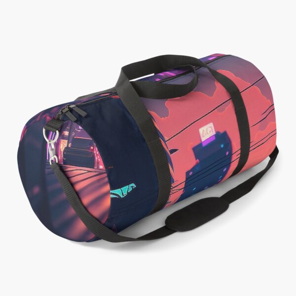 Item preview, Nightly Ride - Cyberpunk Cityscape Skyline designed and sold by ArkMinted.