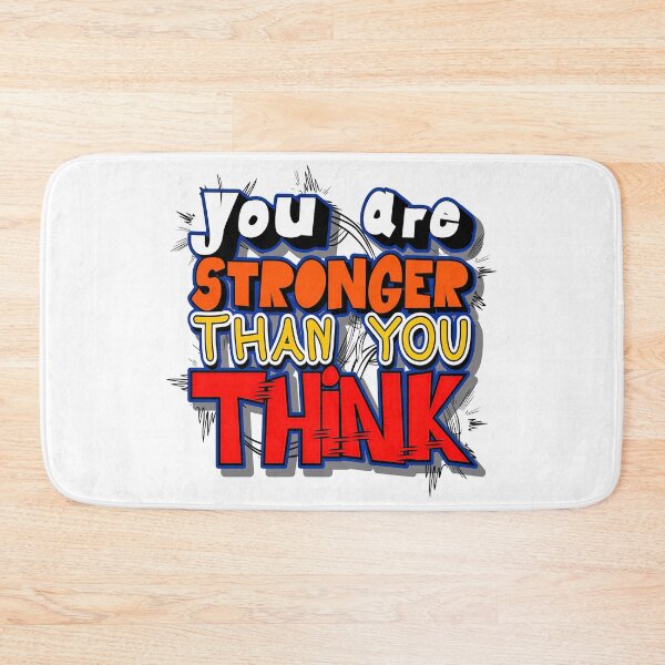 Item preview, You are stronger than you think, Motivational Quote designed and sold by graphic-genie.