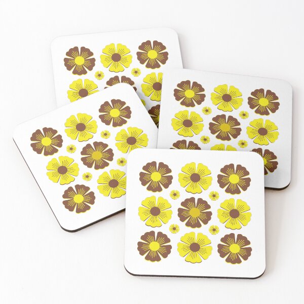 Item preview, Traditional Korean Yellow Flower Pattern designed and sold by allpalgo.