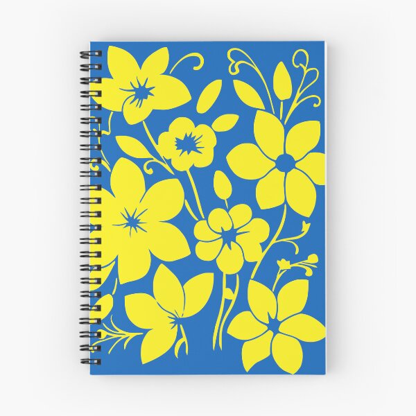 Item preview, Floral beauty in azure and yellow designed and sold by aapshop.